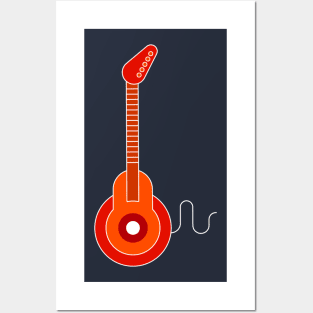 Sonokinetic electric guitar Posters and Art